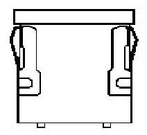 Honeywell Indicator Housing; Non-Illuminated; Solder/Quick-Connect; Snap-in Panel Mount